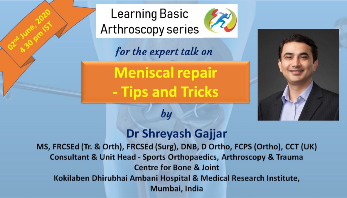 dr shreyash gajjar Arthroscopy Sports Orthopaedics